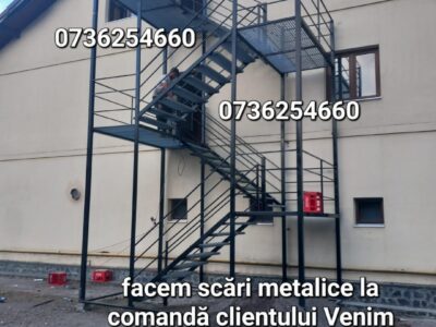 Scari Metalice Exterior Bucuresti 0736 254 660