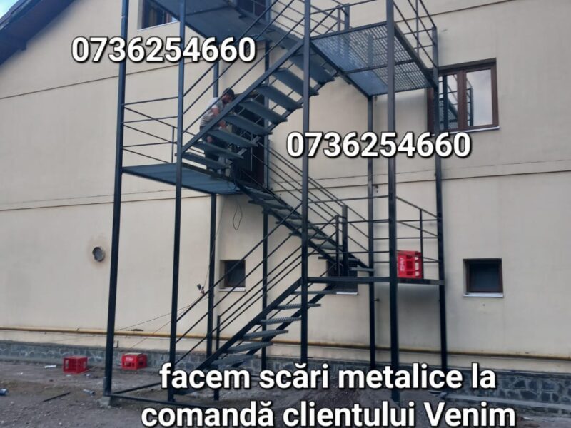 Scari Metalice Exterior Bucuresti 0736 254 660